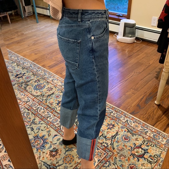 ASOS deep turn up jeans with bound selvage stripe - Picture 5 of 5